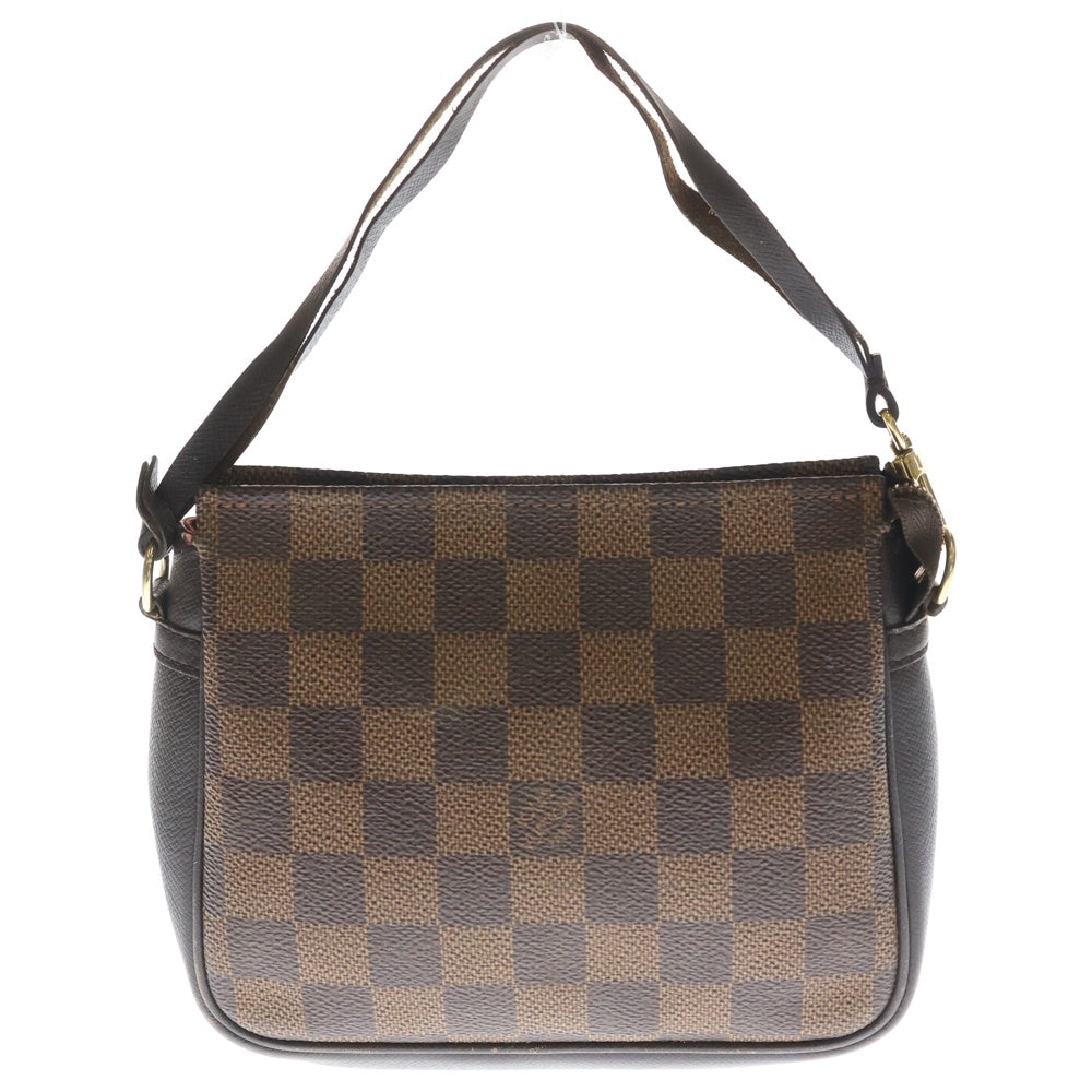 LOUIS VUITTON(ルイヴィトン) ダミエ トゥルース メイクアップポーチ ハンドショルダーバッグ ブラウン N51982/N00998 レディース