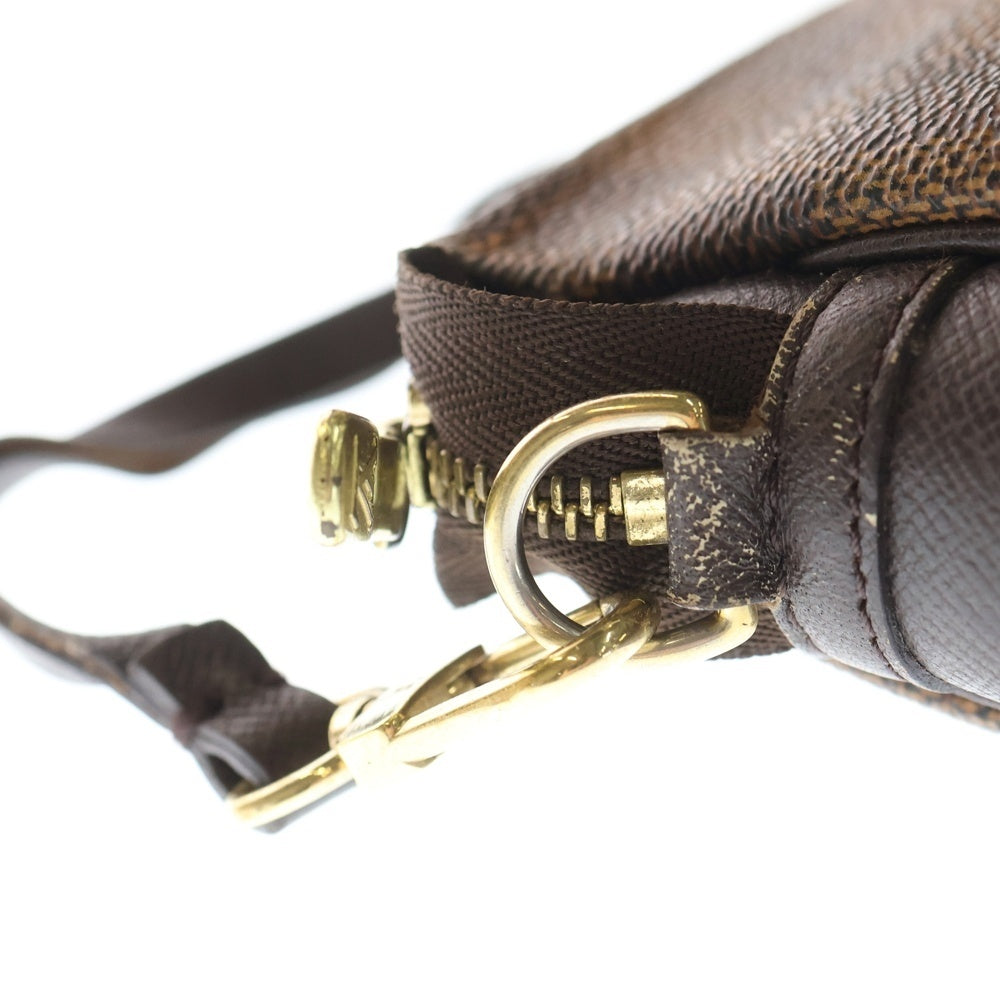 LOUIS VUITTON(ルイヴィトン) ダミエ トゥルース メイクアップポーチ ハンドショルダーバッグ ブラウン N51982/N00998 レディース