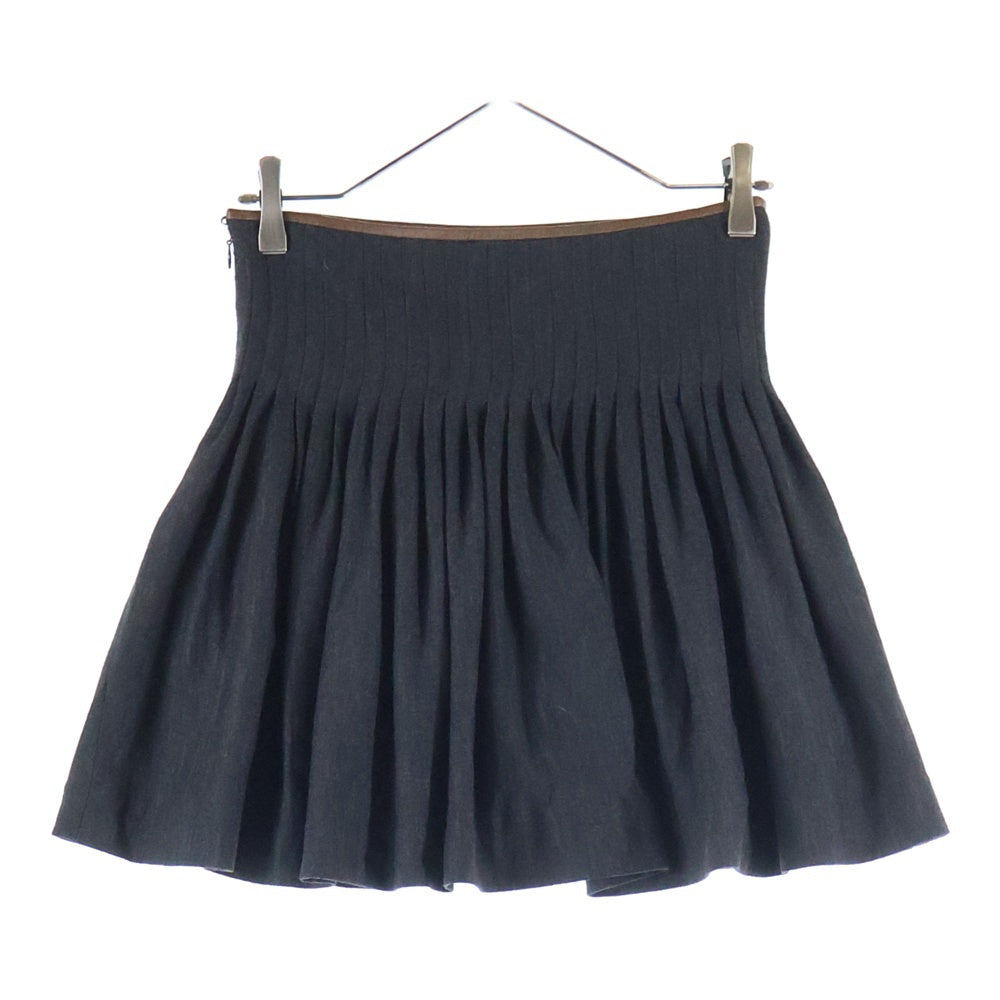 POLO RALPH LAUREN(ポロラルフローレン) ウール 無地 プリーツスカート