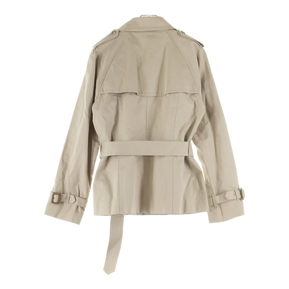 TOMMY HILFIGER(トミーヒルフィガー) ダブルボタン ライナー付き ショートトレンチコート レディース ベージュ