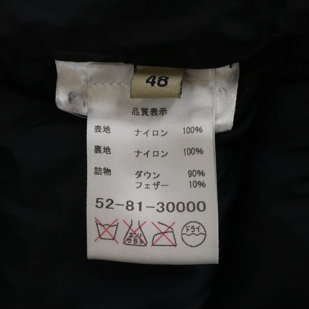 NO BRAND(ノーブランド) AI-RIDERS ON THE STORM（アイライダース オンザストーム）ゴーグル付き フーデッドフルジップダウンベスト ブルー