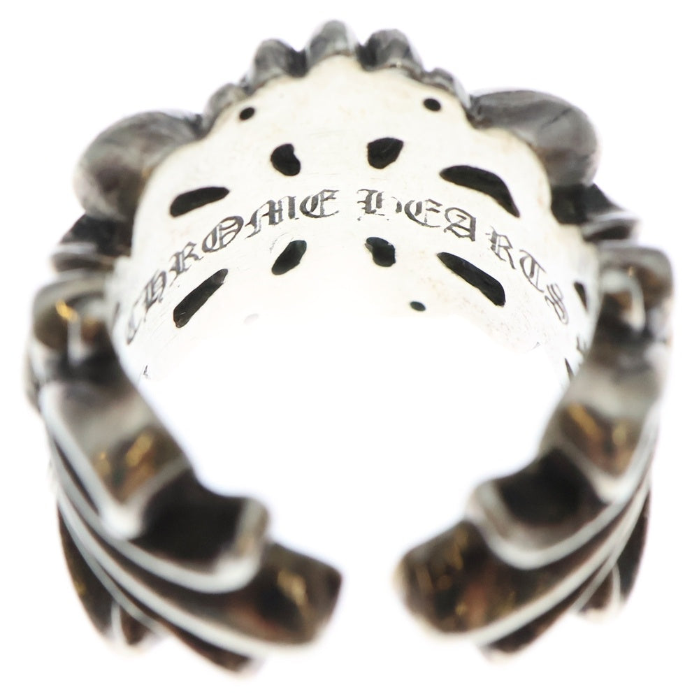 CHROME HEARTS(クロムハーツ) DBL FLRL CRS ダブルフローラルクロス リング シルバー BCA390