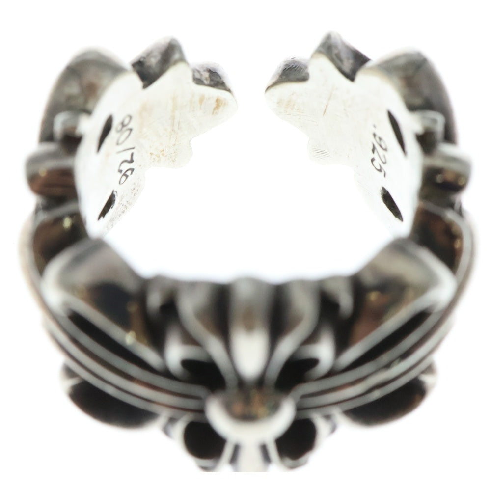 CHROME HEARTS(クロムハーツ) DBL FLRL CRS ダブルフローラルクロス リング シルバー BCA390