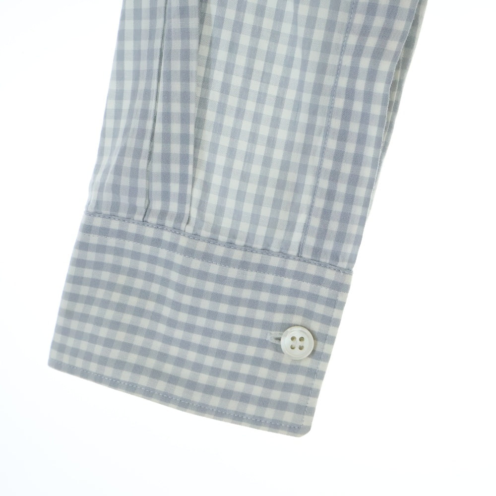 COMME des GARCONS SHIRT(コムデギャルソンシャツ) フロントポケット ギンガムチェック 長袖シャツ ホワイト/ブルー