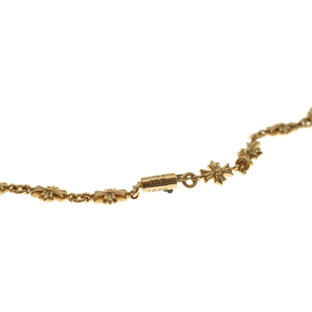 CHROME HEARTS(クロムハーツ) 22K TNY E CH PLS タイニーE CHプラス チェーンネックレス ゴールド