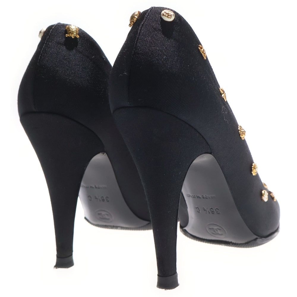 CHANEL(シャネル) スタッズデザイン ハイヒール レディース ブラック G25952X01296