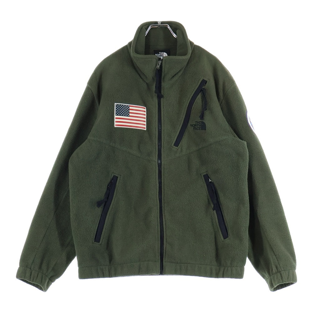 SUPREME(シュプリーム) 17SS ×THE NORTH FACE Trans Antarctica Expedition Fleece Jacket ザノースフェイス ジップアップフリースジャケット カーキ NL01703I