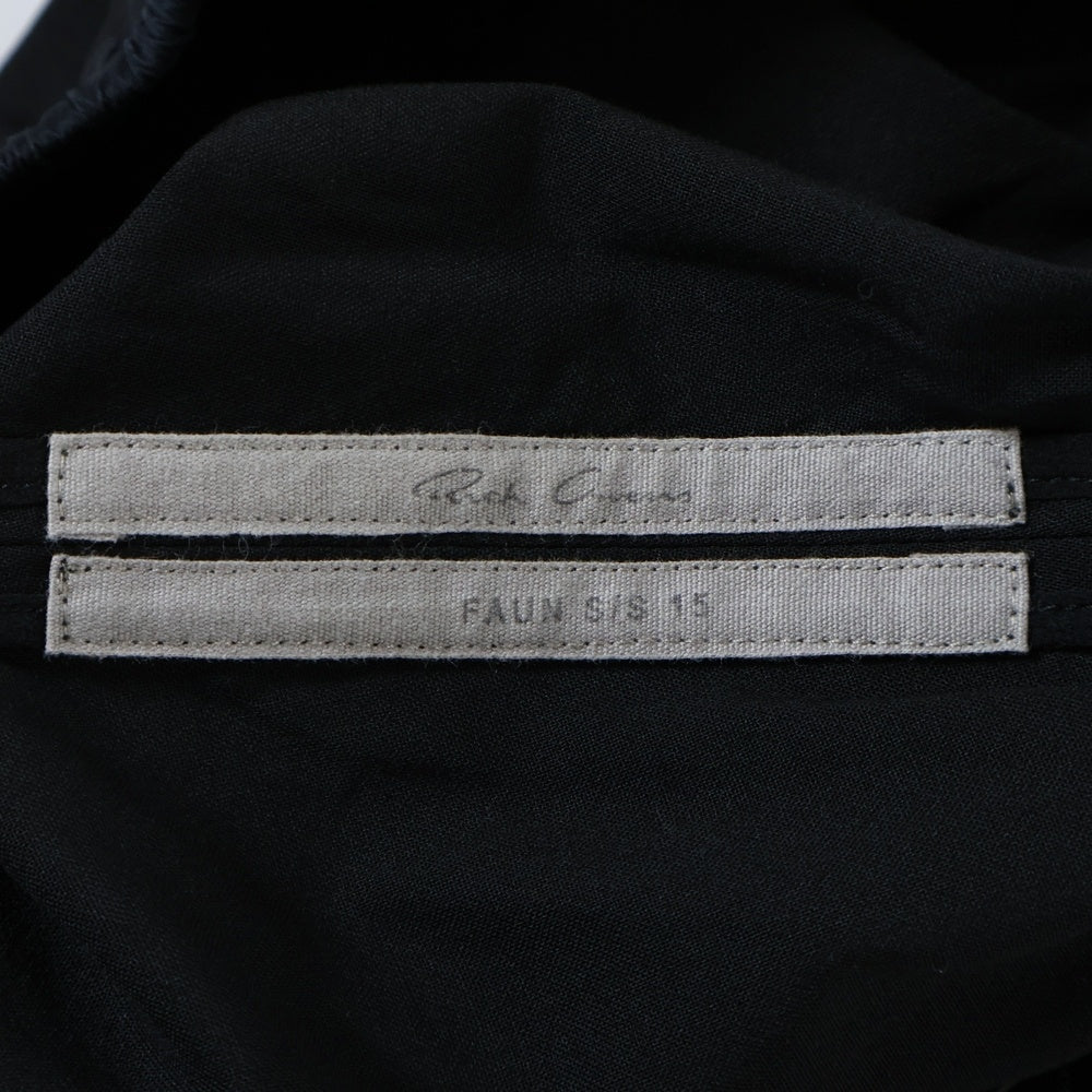 Rick Owens(リックオウエンス) 15SS ドローストリング ボクサーショーツ ハーフパンツ レディース ブラック RP15S5316-ZL