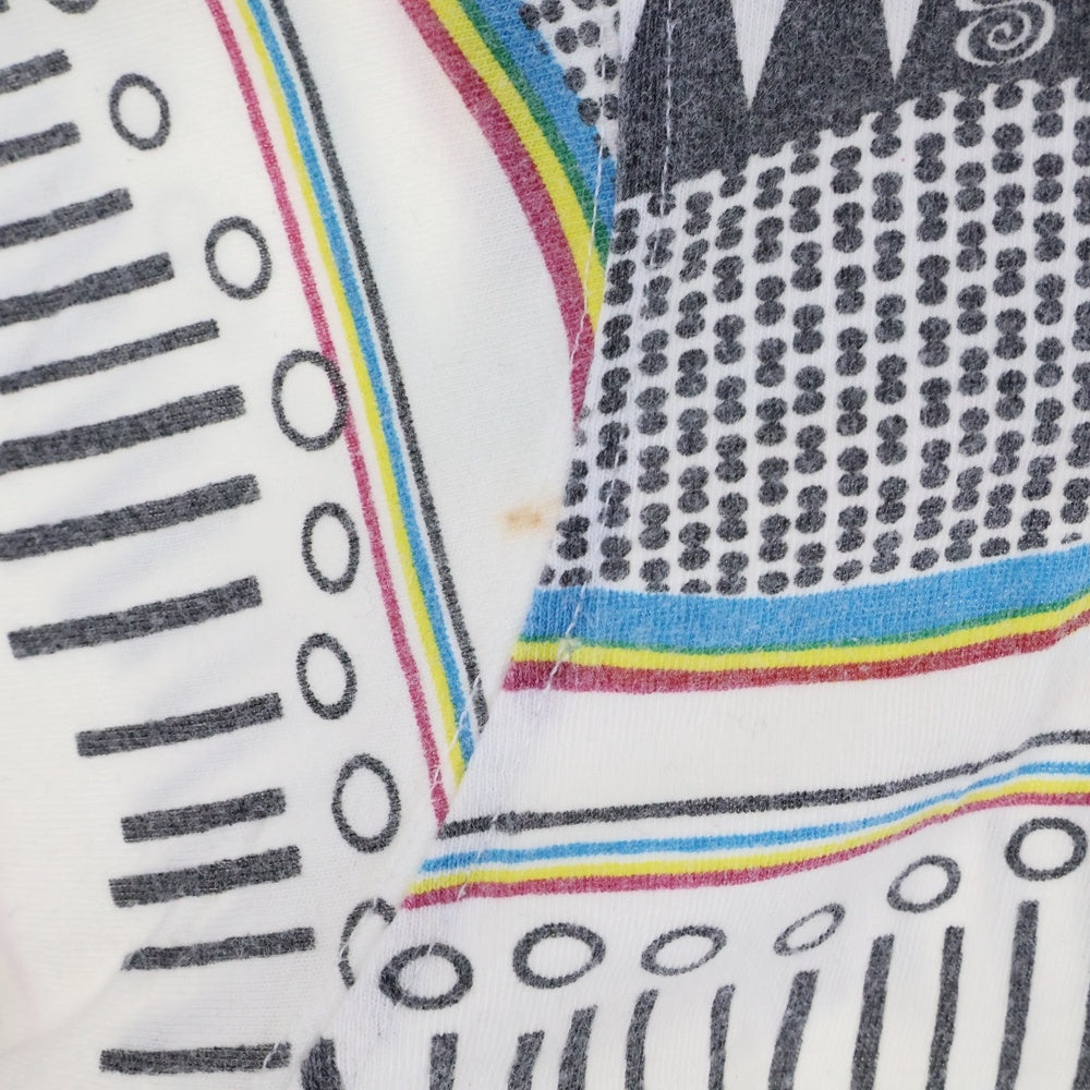 STUSSY(ステューシー) 00s TOMTOM PATTERN TEE トムトム柄 クルーネック 半袖Tシャツ カットソー マルチカラー