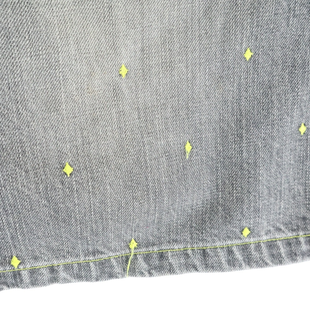 UNDERCOVER(アンダーカバー) 02SS The Illusion Of Haze Half Denim イリュージョン オブ ヘイズ ハーフデニムパンツ グレー