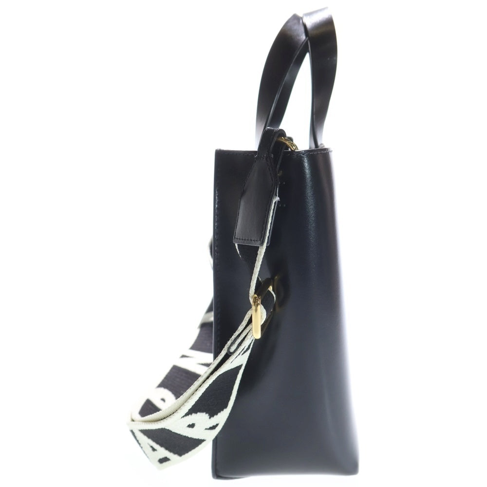 MARNI(マルニ) MUSEO BAG MINI ミュゼオ ミニ ショルダーベルト トートバッグ 3way ブラック SHMP0039U1