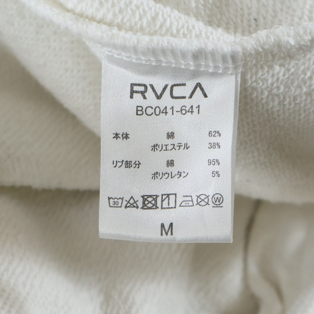 RVCA(ルーカ) FULTON WS フロントプリント スウェットショーツ ハーフパンツ ホワイト BC041641