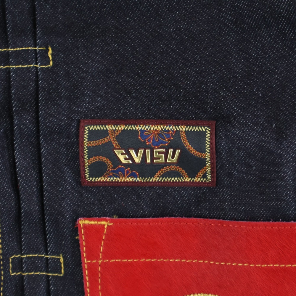 EVISU(エビス) 午年背面刺繍 デニムジャケット インディゴ 2ESHTM6DJ1167RXDN