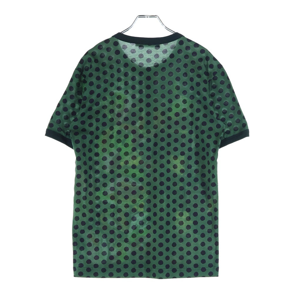 DOLCE & GABBANA(ドルチェアンドガッバーナ) ポルカドット 総柄デザイン クルーネック半袖Tシャツカットソー マルチカラー G8EL2T/G7AXW-A