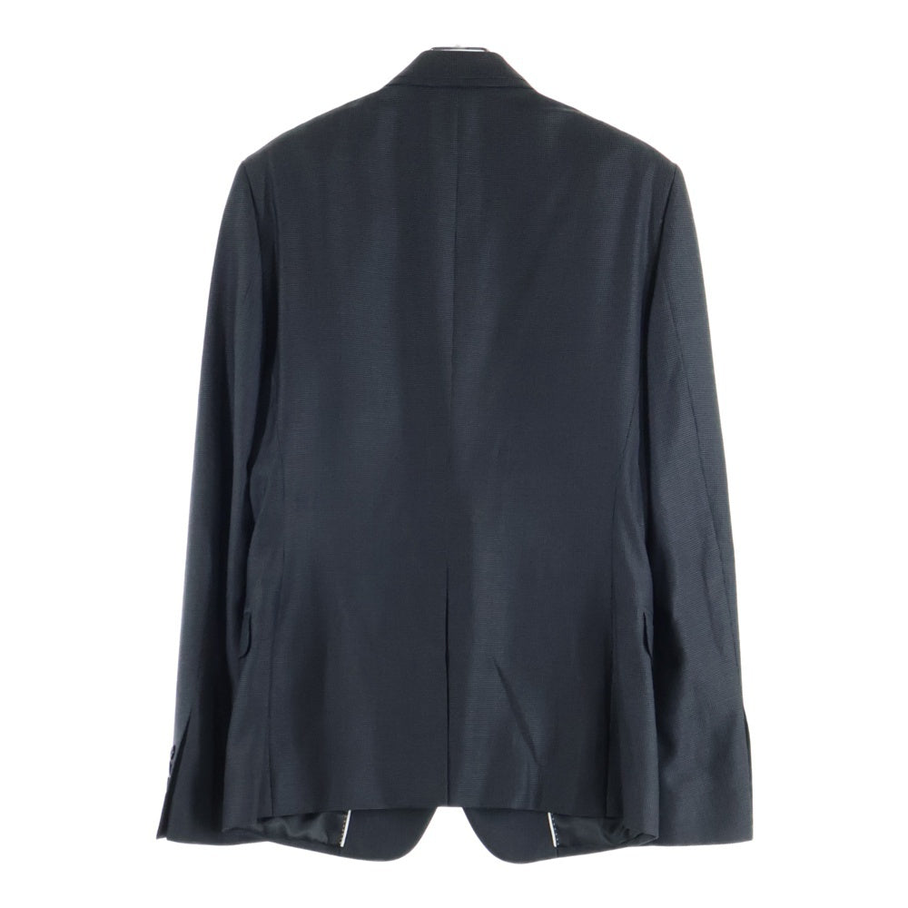 DOLCE & GABBANA(ドルチェアンドガッバーナ) シルク混 2B ウールテーラードジャケット イタリア製 グレー G2FH5T