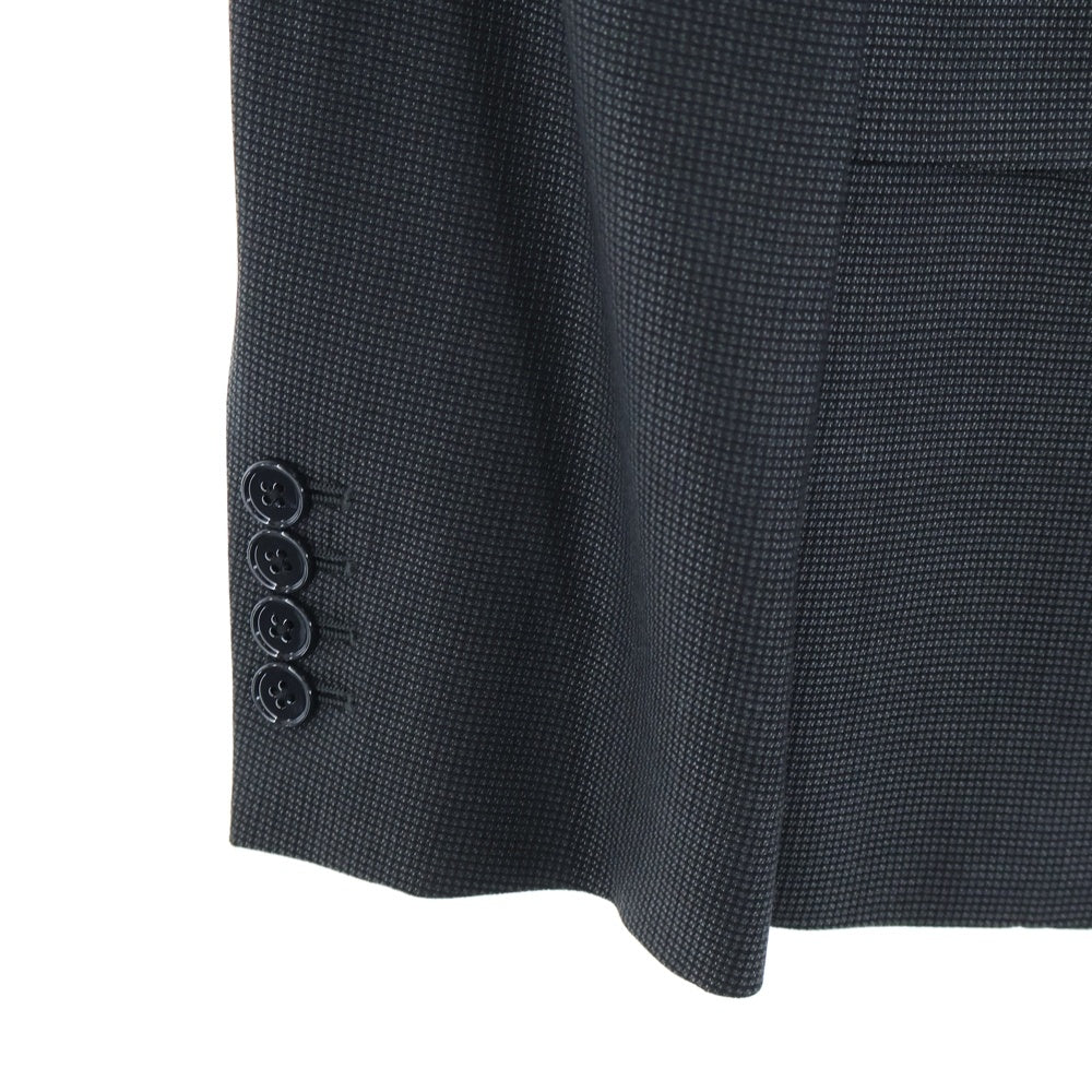 DOLCE & GABBANA(ドルチェアンドガッバーナ) シルク混 2B ウールテーラードジャケット イタリア製 グレー G2FH5T