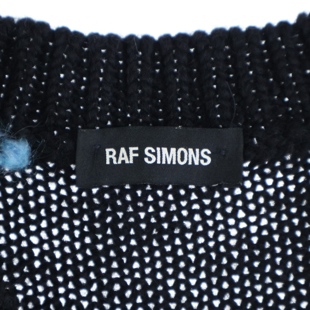 RAF SIMONS(ラフシモンズ) 15AW デストロイニットベスト ブラック