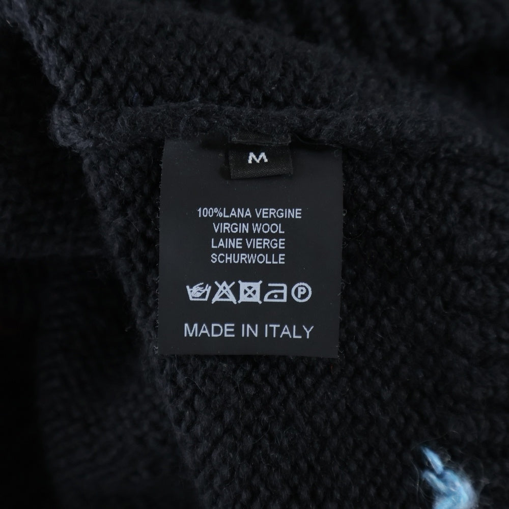 RAF SIMONS(ラフシモンズ) 15AW デストロイニットベスト ブラック