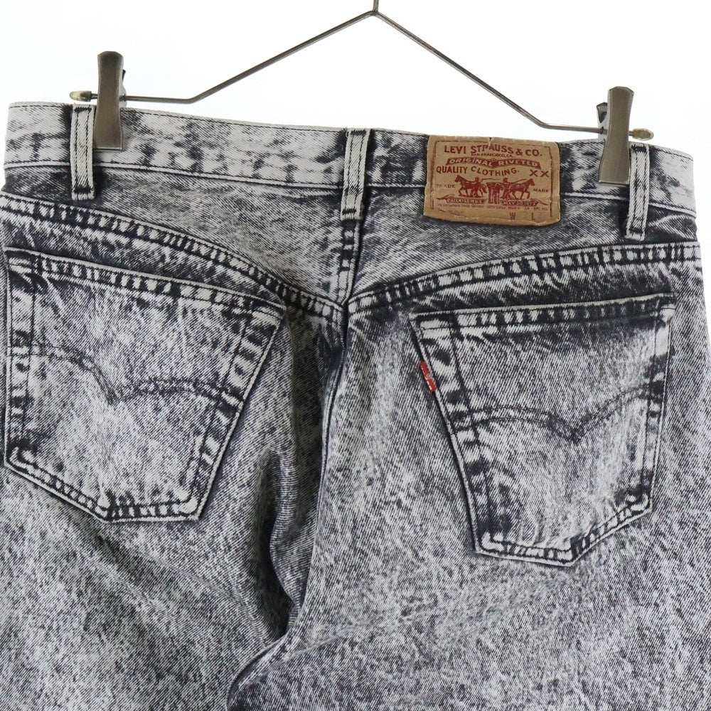 Levi's(リーバイス) 90S VINTAGE 501 ボタンフライ ストレートデニムパンツ ブラック