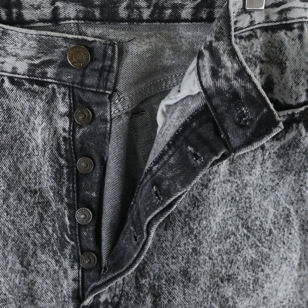Levi's(リーバイス) 90S VINTAGE 501 ボタンフライ ストレートデニムパンツ ブラック