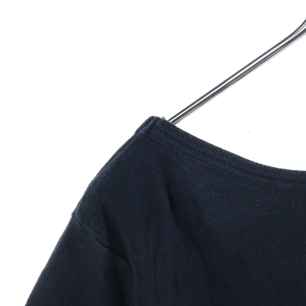 HYSTERIC GLAMOUR(ヒステリックグラマー) フロントLOVEプリント Uネック半袖Tシャツカットソー レディース ブラック 0124CT06