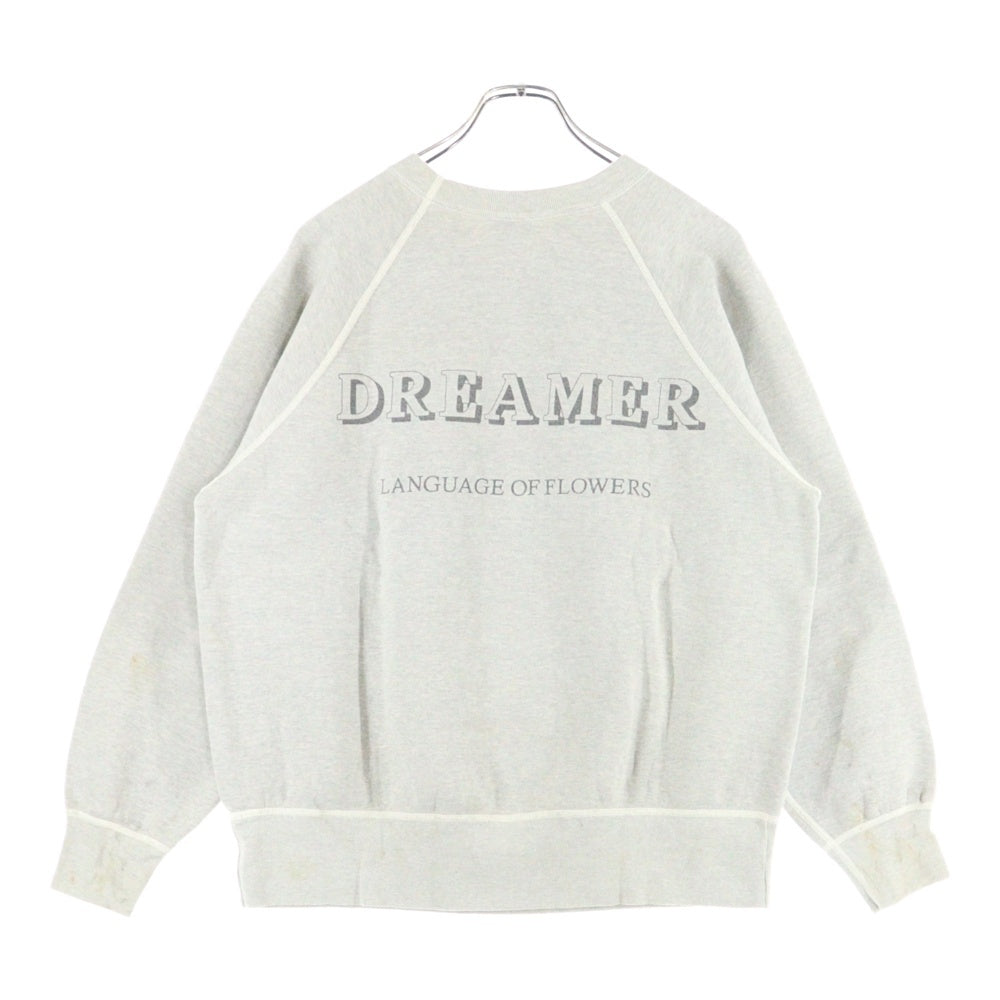 SAINT MICHAEL(セントマイケル) 24AW POPPY ヴィンテージ加工 クルー