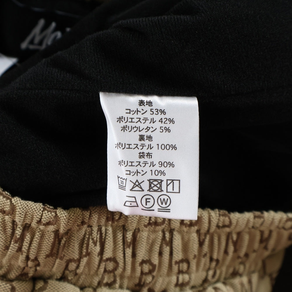 MOBB(モブ) MONOGRAM JACQUARD TRACK PANTS モノグラムジャカード トラックパンツ ベージュ 25MB-AW-M50
