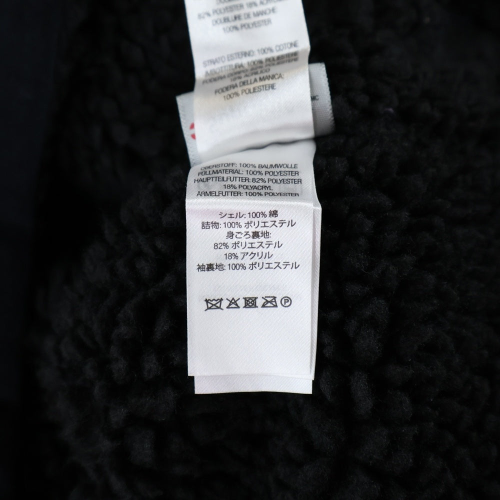 SUPREME(シュプリーム) 25AW ×NUMBER (N)INE Faux Shearling Hooded Coat ナンバーナイン フェイク シアリング フーデッド コート ブラック