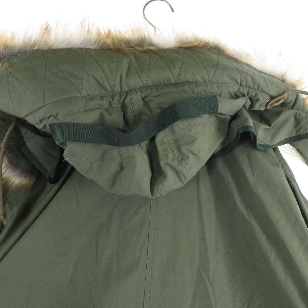 Sacai(サカイ) 19AW フローラル ストライプ モッズコート カーキ 19-04599