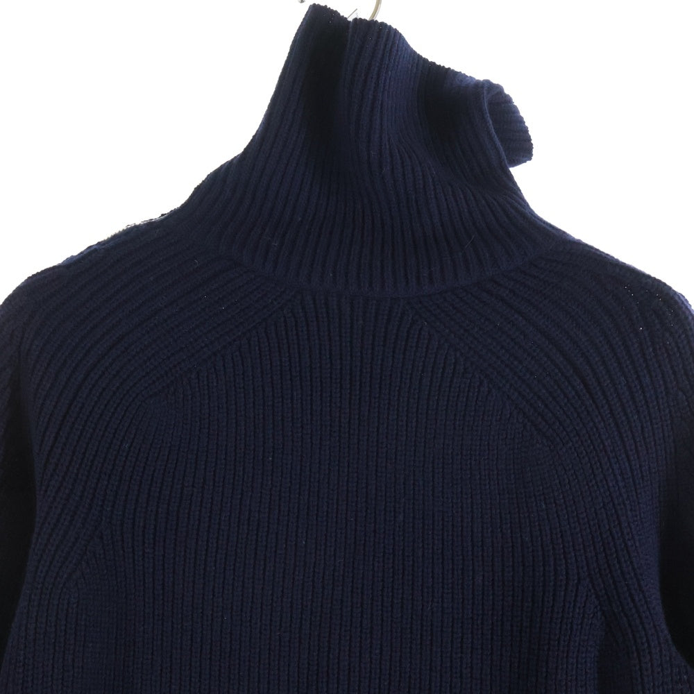 Sacai(サカイ) 19AW アシンメトリー プルオーバー ニットセーター ネイビー レディース 19-04632