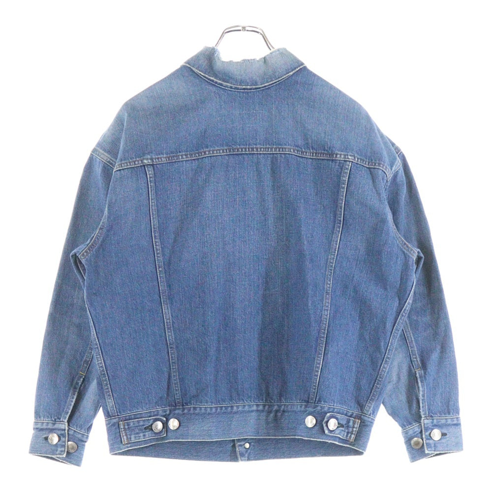 HYKE(ハイク) ヴィンテージ加工 デニムジャケット Gジャン インディゴ 17188