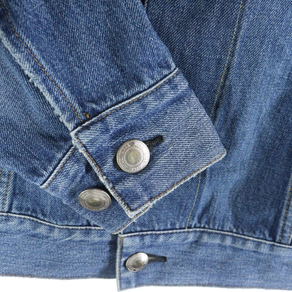 HYKE(ハイク) ヴィンテージ加工 デニムジャケット Gジャン インディゴ 17188