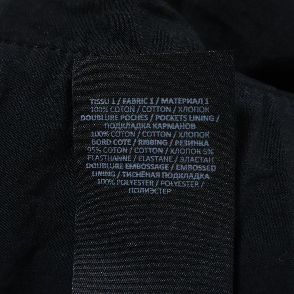 BALMAIN(バルマン) サイドロゴ コットン ファスナー付き スウェットハーフパンツ ブラック OA000BB34