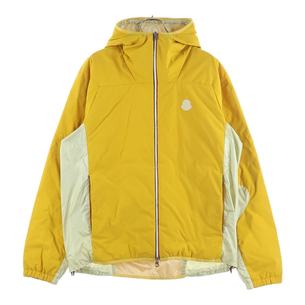 MONCLER(モンクレール) DALGOPOL JACKET ワンポイントロゴ ジップアップナイロンフーディージャケット イエロー G10921A53940 M1137