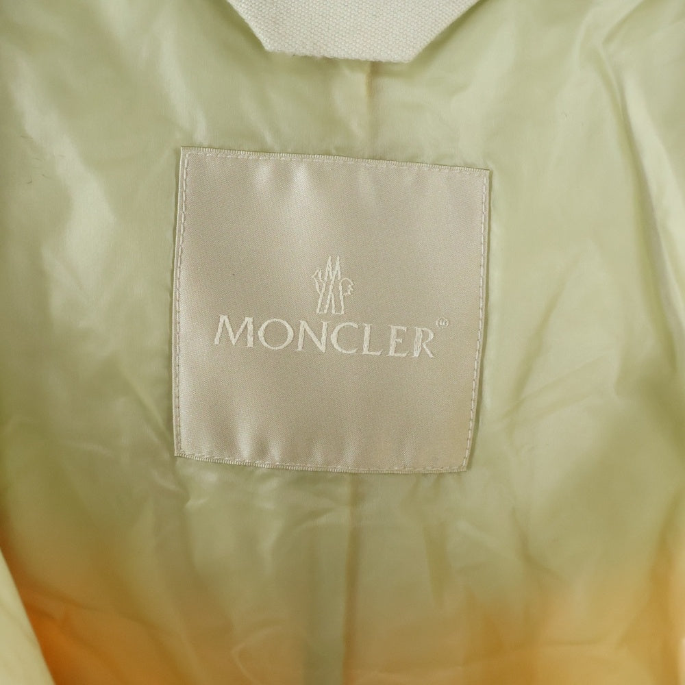 MONCLER(モンクレール) DALGOPOL JACKET ワンポイントロゴ ジップアップナイロンフーディージャケット イエロー G10921A53940 M1137