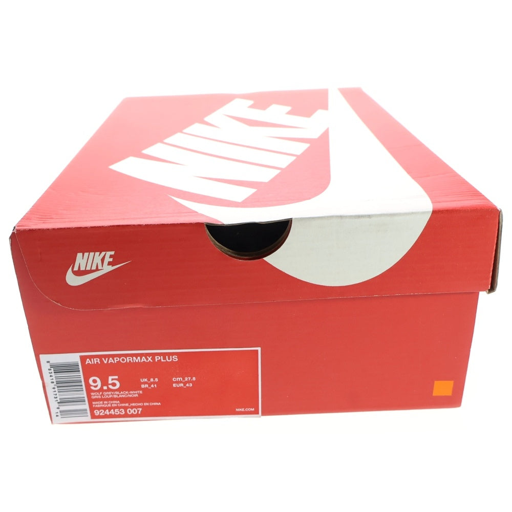 NIKE(ナイキ) Air Vapormax Plus エアヴェイパーマックスプラス ローカットスニーカー グレー US9.5/27.5cm 924453-007
