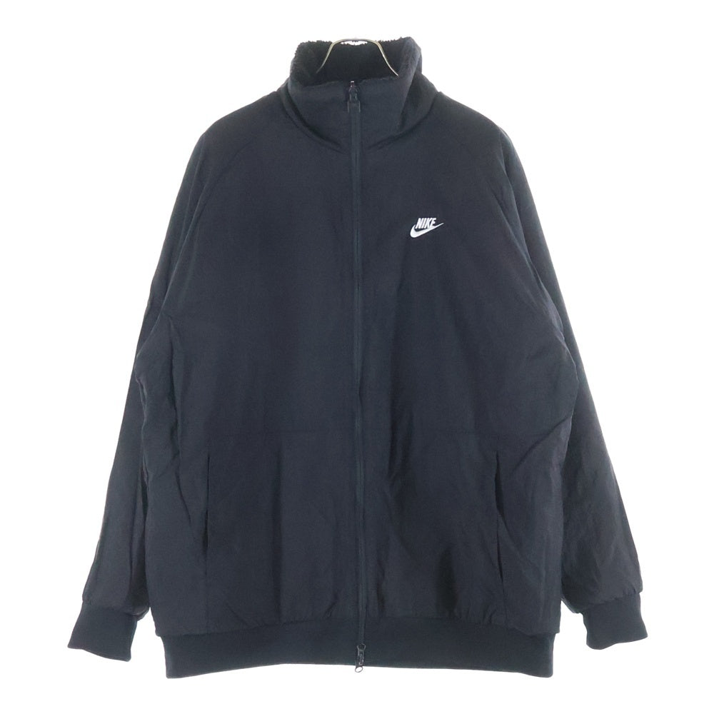 NIKE(ナイキ) BIG SWOOSH REVERSIBLE BOA JACKET ビッグスウッシュ リバーシブル ボアジャケット ブラック BQ6546-011