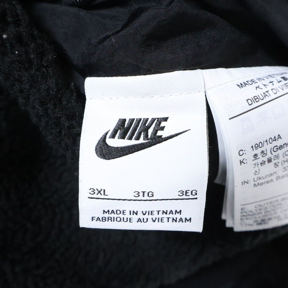 NIKE(ナイキ) BIG SWOOSH REVERSIBLE BOA JACKET ビッグスウッシュ リバーシブル ボアジャケット ブラック BQ6546-011