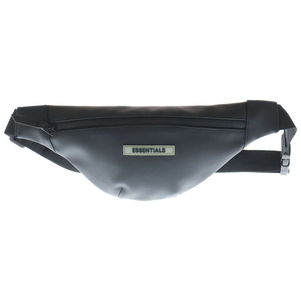 FEAR OF GOD ESSENTIALS(フィアオブゴッド エッセンシャルズ) ラバーロゴ ボディバッグ ブラック