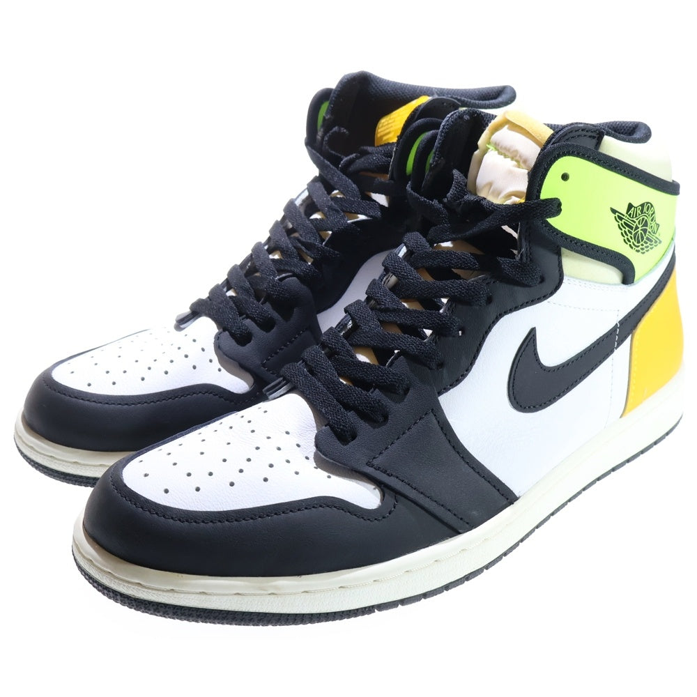 NIKE(ナイキ) AIR JORDAN1 RETRO HIGH OG VOLT GOLD エアジョーダン1 ハイカットスニーカー ボルトゴールド イエロー/ホワイト US13/31cm 555088-118