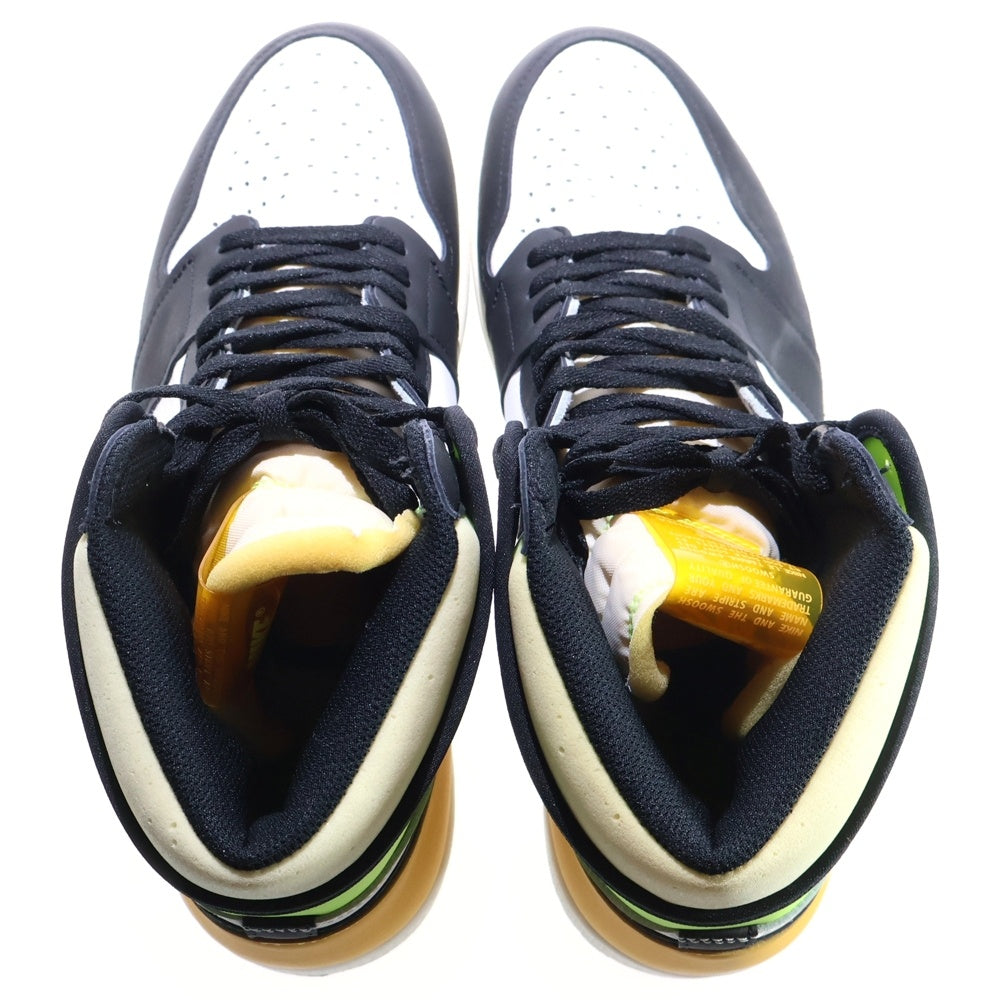 NIKE(ナイキ) AIR JORDAN1 RETRO HIGH OG VOLT GOLD エアジョーダン1 ハイカットスニーカー ボルトゴールド イエロー/ホワイト US13/31cm 555088-118