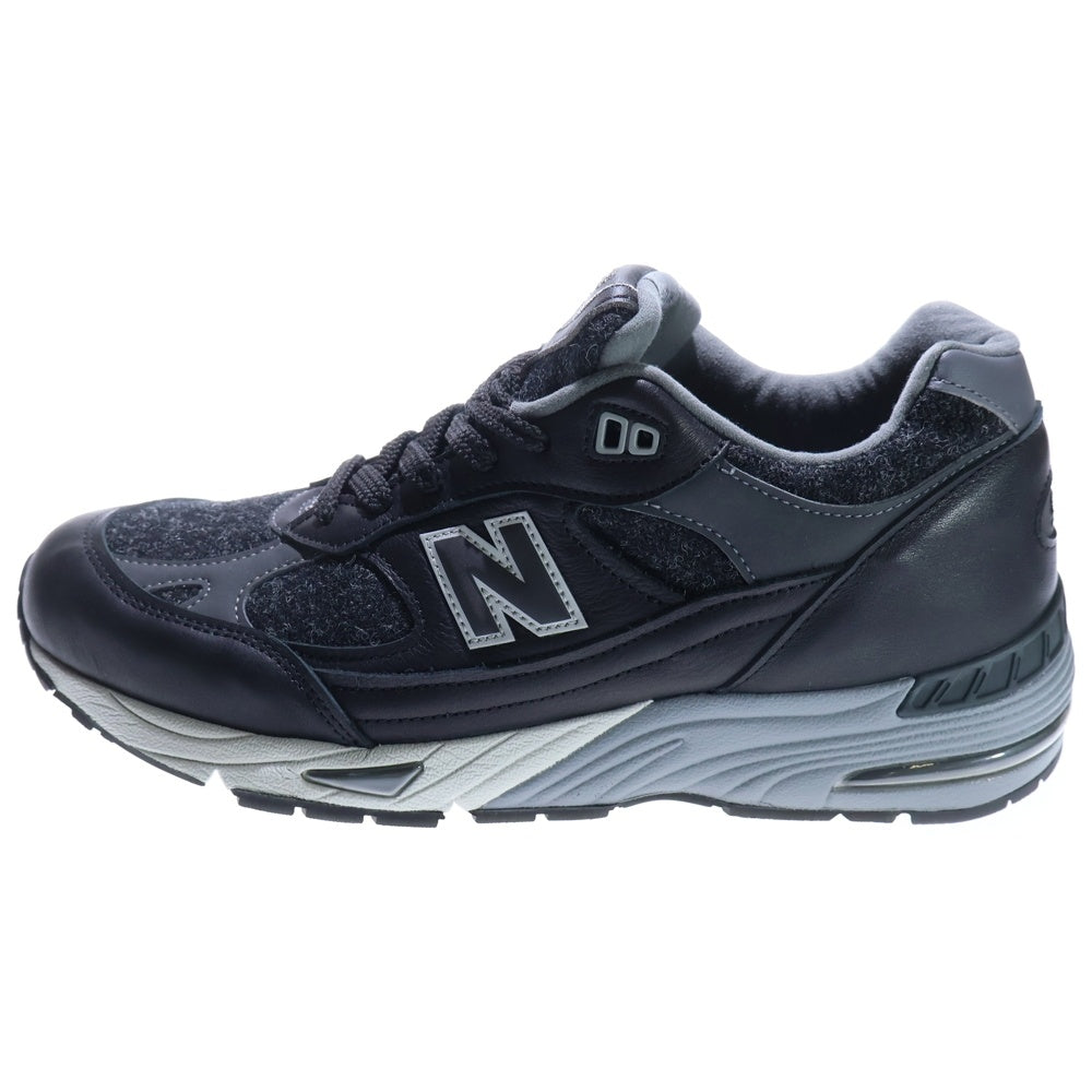 New Balance(ニューバランス) 991 HARRIS TWEED Black & Gray ハリスツイード ローカットスニーカー グレー/ブラック US10.5/27.5cm M991DJ