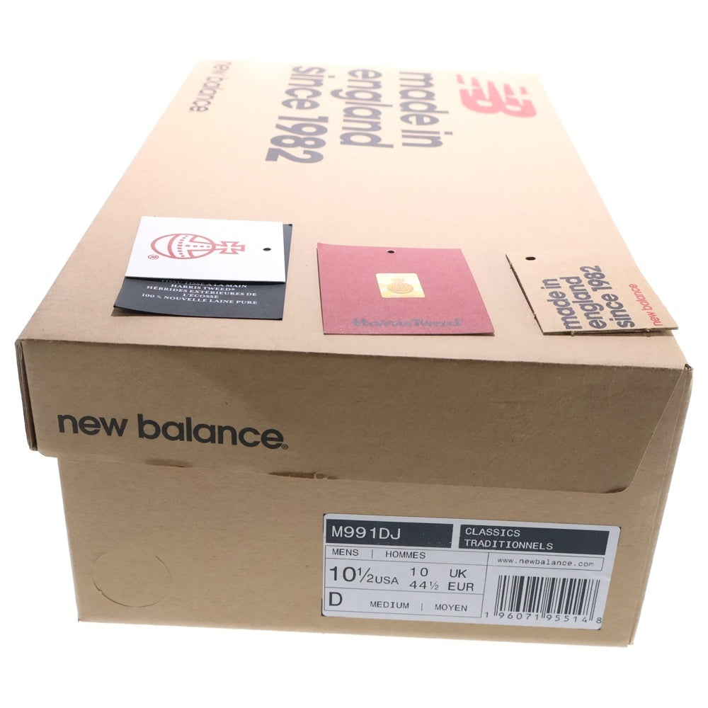 New Balance(ニューバランス) 991 HARRIS TWEED Black & Gray ハリスツイード ローカットスニーカー グレー/ブラック US10.5/27.5cm M991DJ