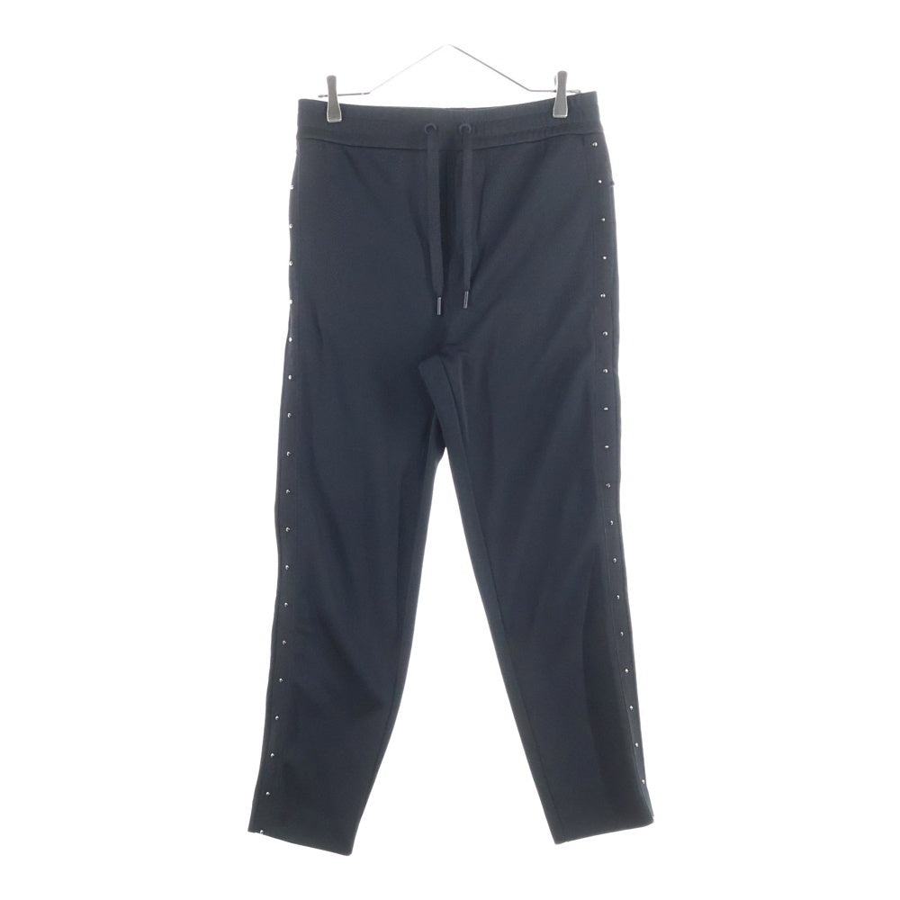 MONCLER(モンクレール) サイドスタッズ装飾 スウェットパンツ ブラック H20918H00001 899A1