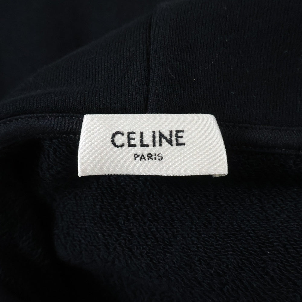 CELINE(セリーヌ) ラインストーン フロントロゴ プルオーバーパーカー