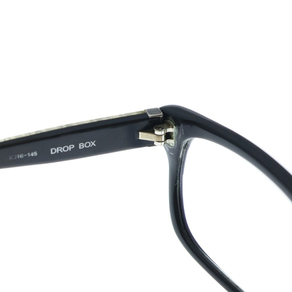 CHROME HEARTS(クロムハーツ) DROP BOX ドロップボックス CHプラステンプル ウェリントンフレーム メガネ サングラス 眼鏡 ブラック