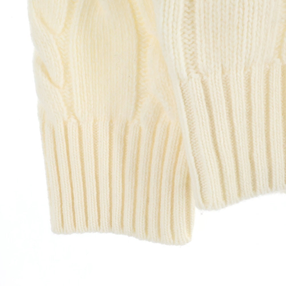 BAFY(バフィー) タートルネック ケーブルニットセーター アイボリー