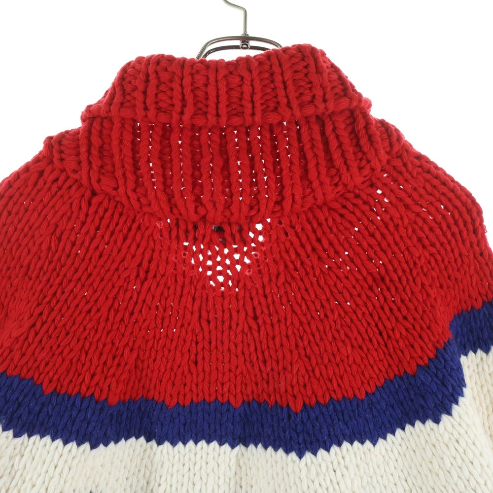 DSQUARED2(ディースクエアード) 21AW ZIP-UP KNITTED SWEATER ウールニット ジップアップカーディガンジャケット マルチカラー S71HA1098 S17816