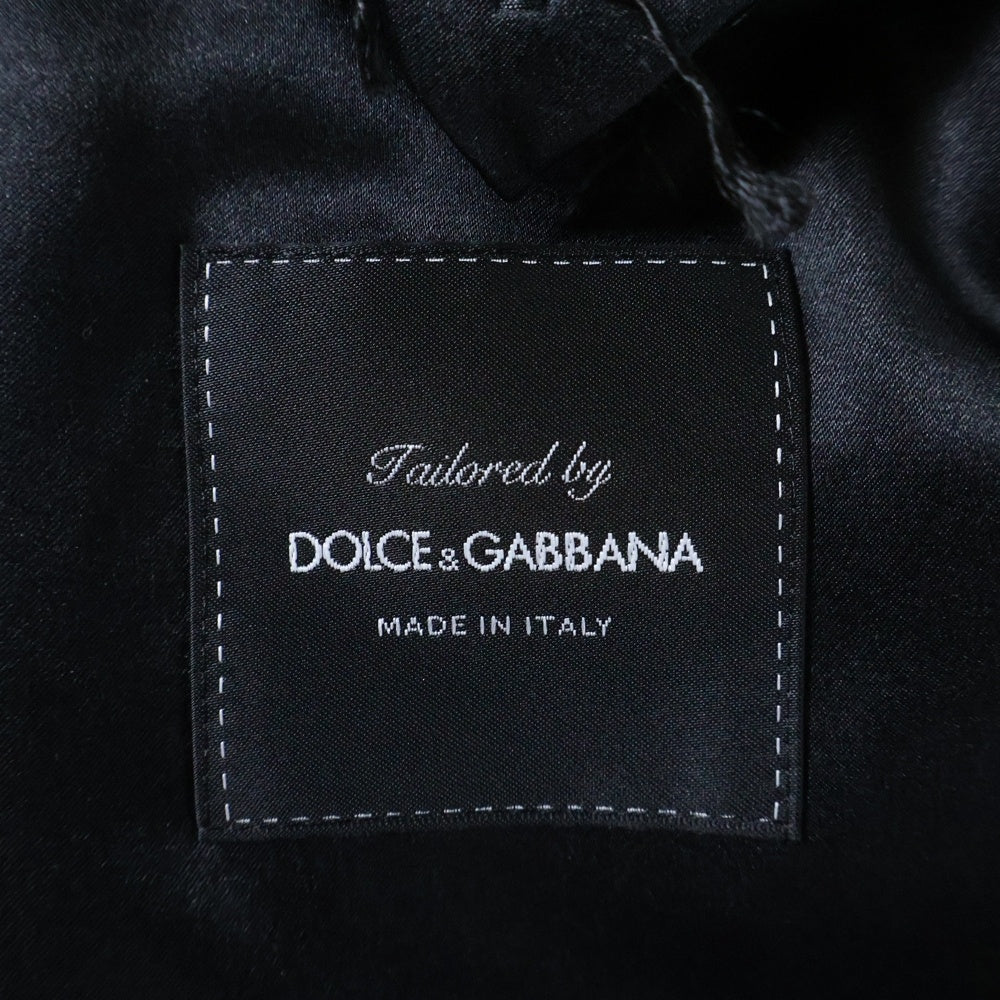 DOLCE & GABBANA(ドルチェアンドガッバーナ) カラー切り替え テーラードジャケット ネイビー/ブラック