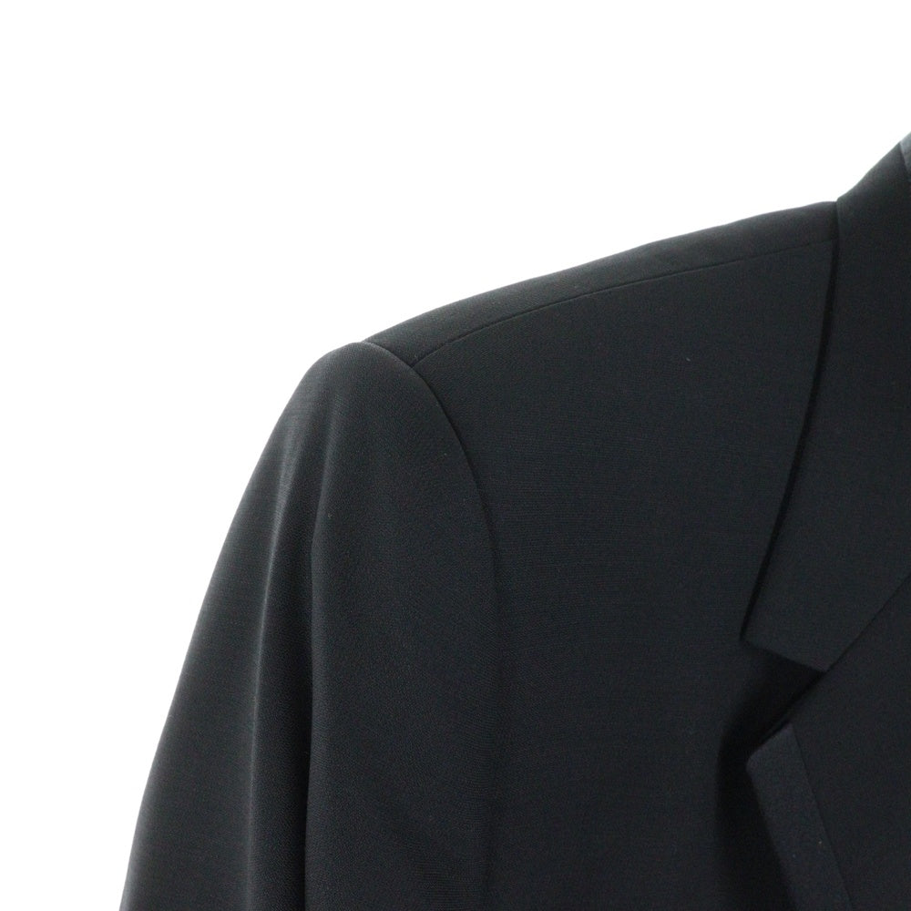 DOLCE & GABBANA(ドルチェアンドガッバーナ) 襟花柄 ダブルブレストテーラードジャケット ブラック